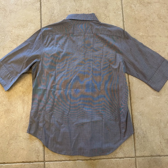 Faconnable woman’s cotton short sleeve button down shirt - Picture 2 of 7